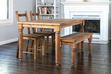Rustic Wide Plank Farmhouse Table